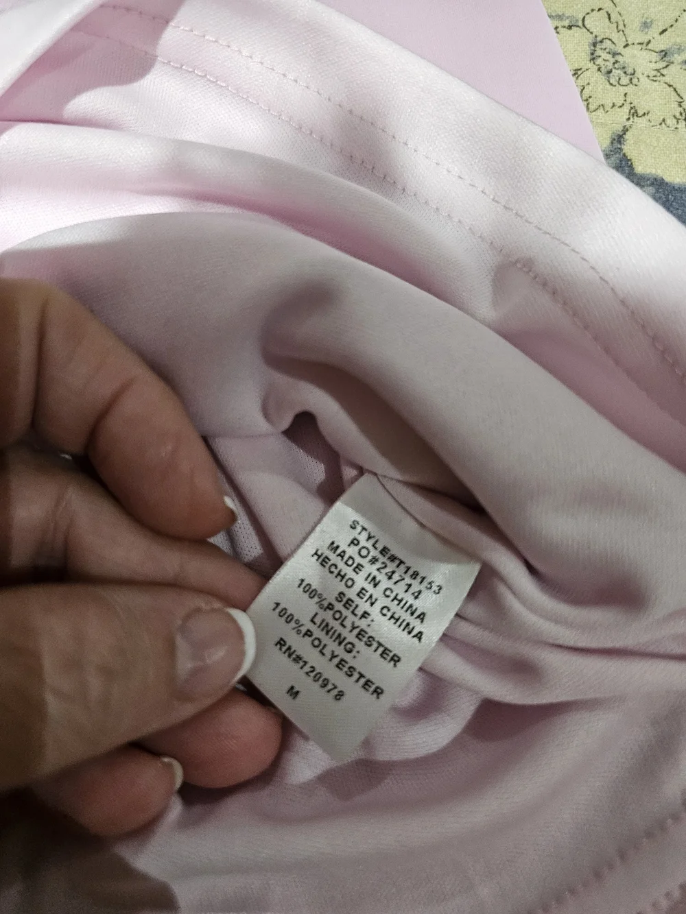 entro Pink Pleated Yoke Short Sleeve Blouse - Picture 6 of 9